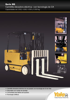 Chariots élevateurs frontaux  electriques Yale ERC 45 HG