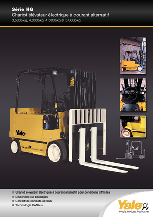 Chariots élevateurs frontaux  electriques Yale ERC 45 HG