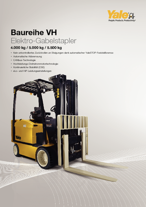 Chariots élevateurs frontaux  electriques Yale ERC40VH