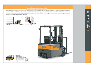 Chariots élevateurs frontaux diesel OMG Ergos III 15 TA 3
