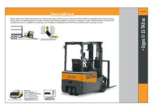 Chariots élevateurs frontaux diesel OMG Ergos III 15 TA 3
