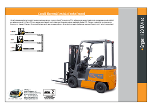 Chariots élevateurs frontaux  electriques OMG Ergos III 20 TA 4 