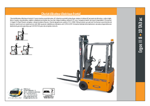 Chariots élevateurs frontaux  electriques OMG Ergos III 8 TA 3 ac 