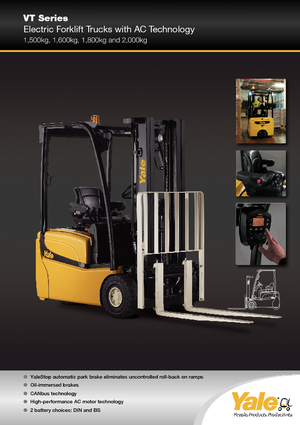 Chariots élevateurs frontaux  electriques Yale ERP 18 VT