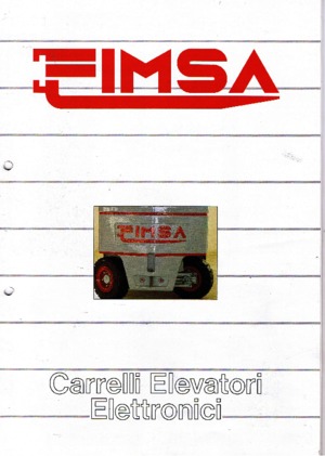 Chariots élevateurs frontaux  electriques Fimsa ET 4012