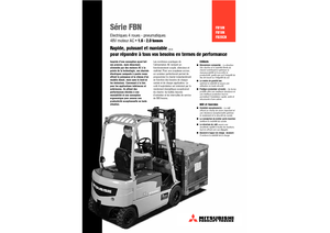 Chariots élevateurs frontaux  electriques Mitsubishi FB 16 N