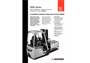 Chariots élevateurs frontaux  electriques Mitsubishi FB 20 NT ac