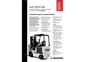 Chariots élevateurs frontaux  electriques Mitsubishi FBC 25 N
