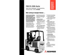 Chariots élevateurs frontaux  electriques Mitsubishi FBC 25 N
