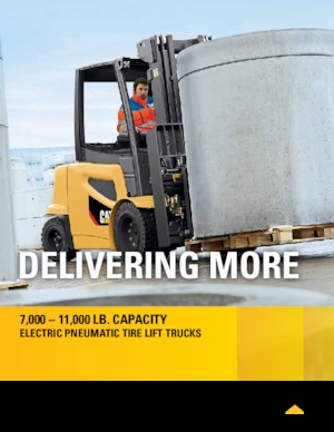 Chariots élevateurs frontaux  electriques Caterpillar 2EP10000