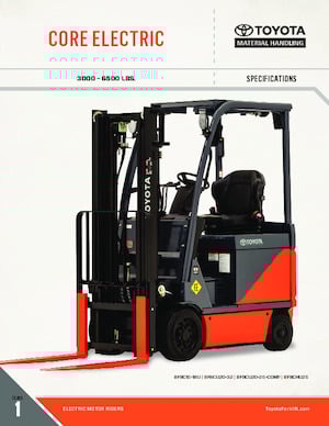 Chariots élevateurs frontaux  electriques Toyota 8FBCU25-COMP