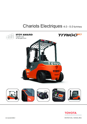 Chariots élevateurs frontaux  electriques Toyota 8FBM45T