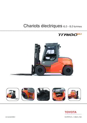 Chariots élevateurs frontaux  electriques Toyota 9 FBH 80T 