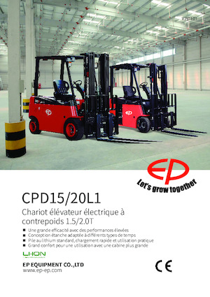 Chariots élevateurs frontaux  electriques EP CPD15L1