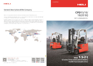 Chariots élevateurs frontaux  electriques Heli CPD18SQ