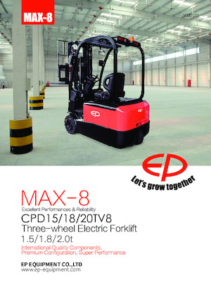 Chariots élevateurs frontaux  electriques EP CPD18TV8