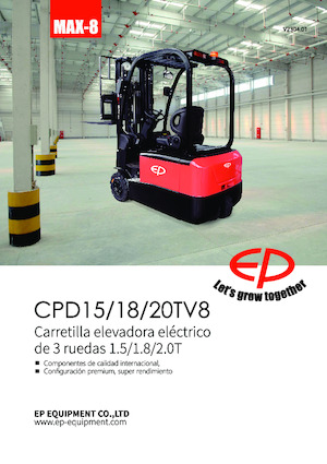 Chariots élevateurs frontaux  electriques EP CPD18TV8