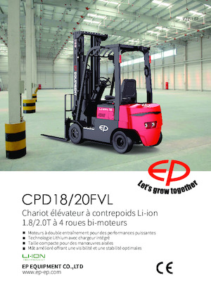 Chariots élevateurs frontaux  electriques EP CPD18FVL