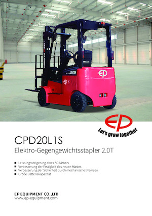 Chariots élevateurs frontaux  electriques EP CPD20L1S