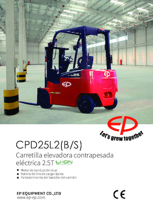 Chariots élevateurs frontaux  electriques EP CPD25L2S