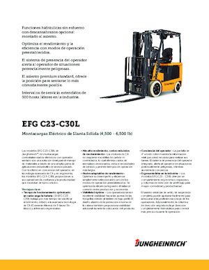 Chariots élevateurs frontaux  electriques Jungheinrich EFG C25E