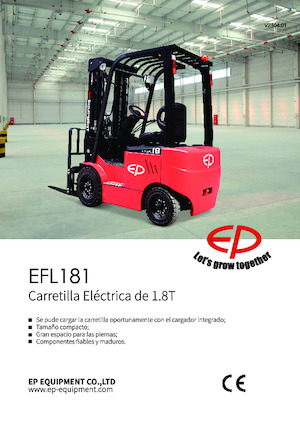Chariots élevateurs frontaux  electriques EP EFL181