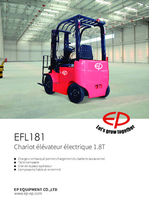 Chariots élevateurs frontaux  electriques EP EFL181