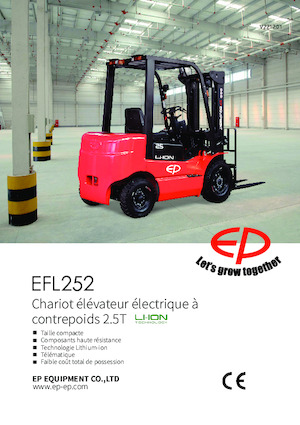 Chariots élevateurs frontaux  electriques EP EFL252