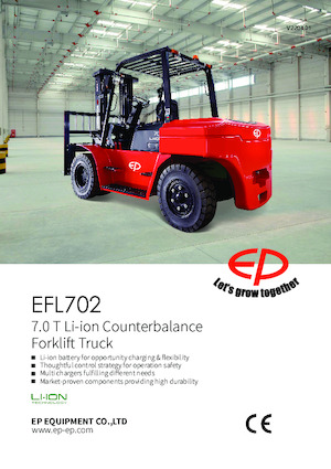Chariots élevateurs frontaux  electriques EP EFL702