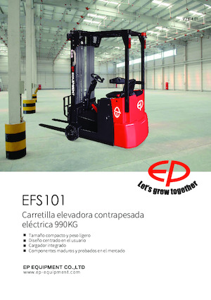 Chariots élevateurs frontaux  electriques EP EFS101