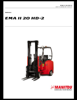 Chariots élevateurs frontaux  electriques Manitou EMA II 20 HD-2