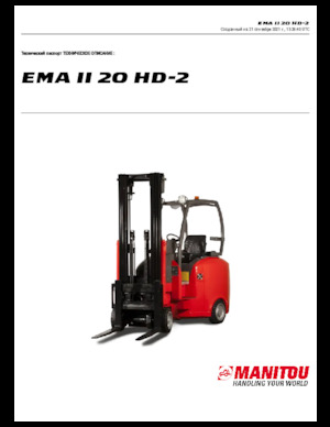 Chariots élevateurs frontaux  electriques Manitou EMA II 20 HD-2
