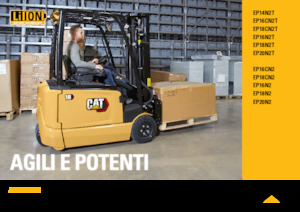 Chariots élevateurs frontaux  electriques Caterpillar EP80N