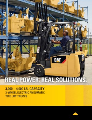 Chariots élevateurs frontaux  electriques Caterpillar EP16PNT