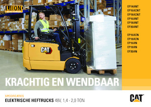 Chariots élevateurs frontaux  electriques Caterpillar EP16AN