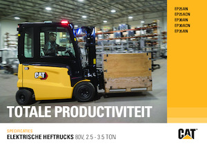 Chariots élevateurs frontaux  electriques Caterpillar EP25ACN