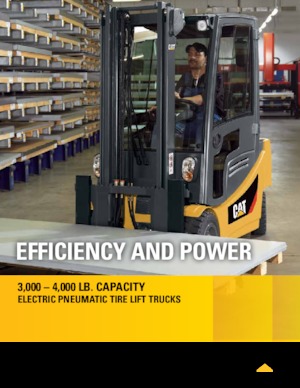 Chariots élevateurs frontaux  electriques Caterpillar EP3500