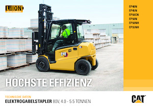 Chariots élevateurs frontaux  electriques Caterpillar EP45N