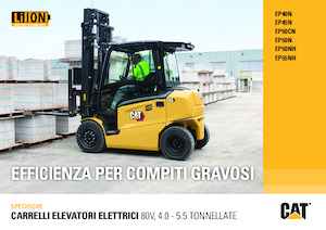 Chariots élevateurs frontaux  electriques Caterpillar EP45N