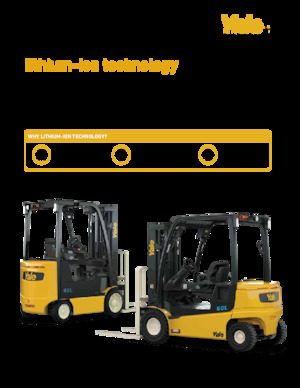 Chariots élevateurs frontaux  electriques Yale ERC060VGL