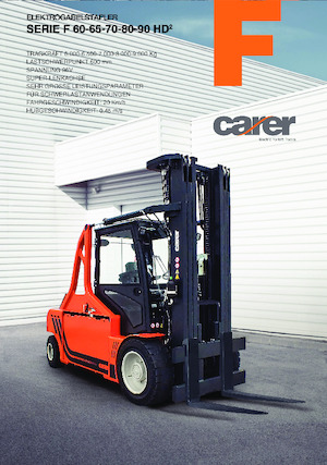 Chariots élevateurs frontaux  electriques Carer F 80 HD²