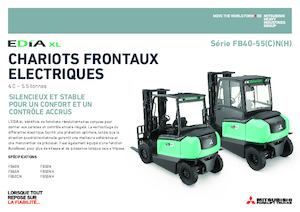 Chariots élevateurs frontaux  electriques Mitsubishi FB40N  