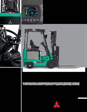 Chariots élevateurs frontaux  electriques Mitsubishi FBC18LN
