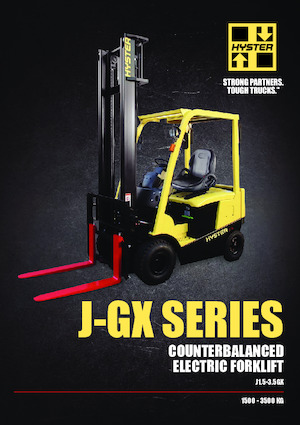 Chariots élevateurs frontaux  electriques Hyster J2.0GX