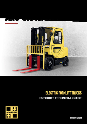 Chariots élevateurs frontaux  electriques Hyster J2.5XTLG