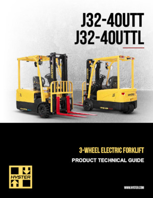 Chariots élevateurs frontaux  electriques Hyster J32UTT