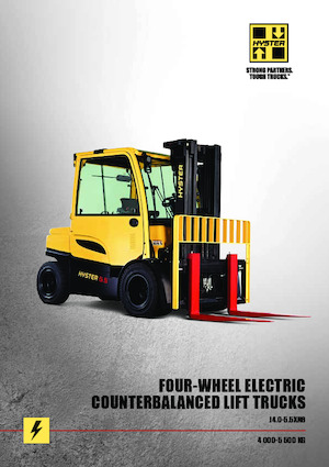 Chariots élevateurs frontaux  electriques Hyster J5.0XN