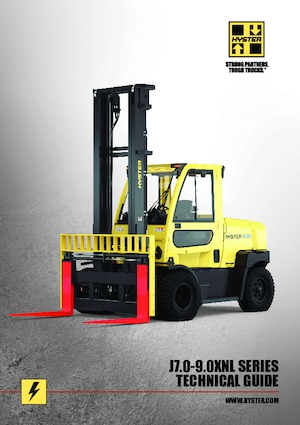 Chariots élevateurs frontaux  electriques Hyster J7.0XNSL 