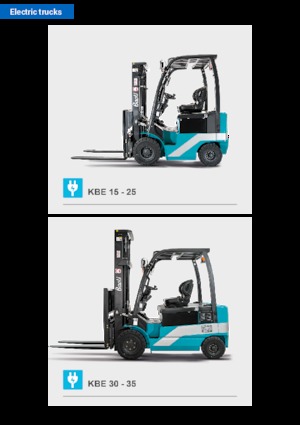 Chariots élevateurs frontaux  electriques Baoli KBE 30
