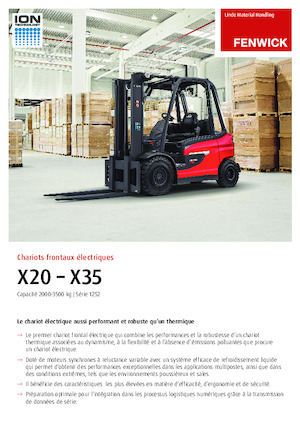 Chariots élevateurs frontaux  electriques Linde X25